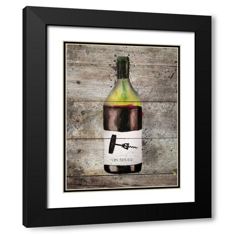 Red Wine Black Modern Wood Framed Art Print with Double Matting by Brown,Victoria