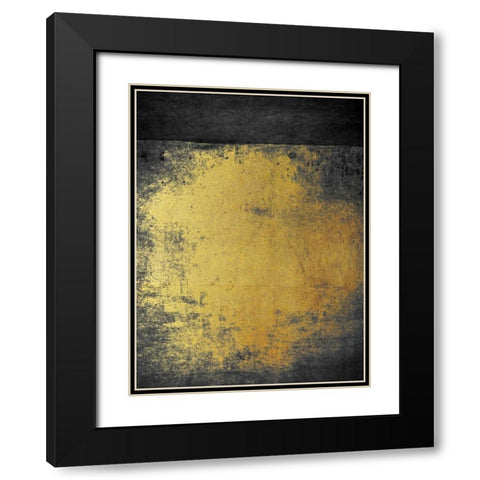 Abstract Grunge 2 Black Modern Wood Framed Art Print with Double Matting by Brown, Victoria