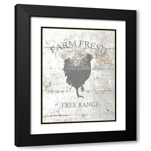 Farm House Fresh Black Modern Wood Framed Art Print with Double Matting by Brown, Victoria