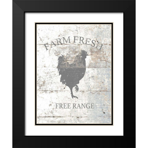 Farm House Fresh Black Modern Wood Framed Art Print with Double Matting by Brown, Victoria