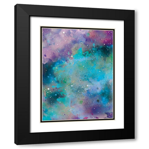 Galaxy 3 Black Modern Wood Framed Art Print with Double Matting by Brown,Victoria