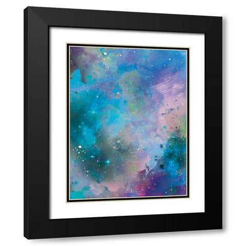 Galaxy 4 Black Modern Wood Framed Art Print with Double Matting by Brown,Victoria
