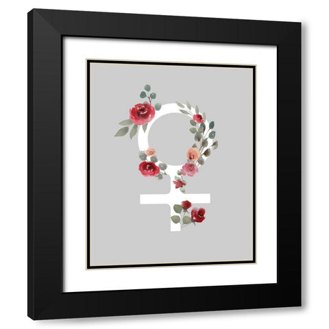 Femme 1 Black Modern Wood Framed Art Print with Double Matting by Brown, Victoria