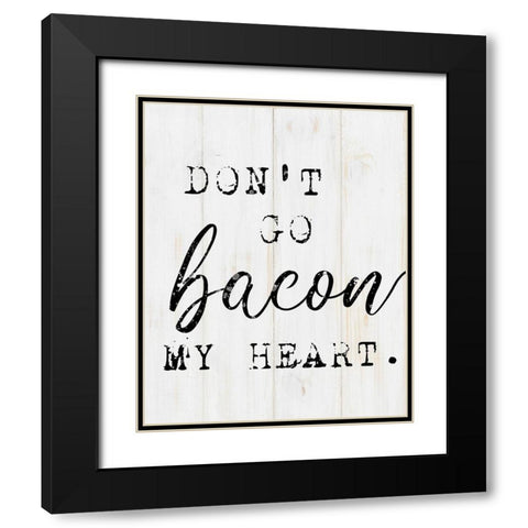 Kitchen Words 2 Black Modern Wood Framed Art Print with Double Matting by Brown, Victoria