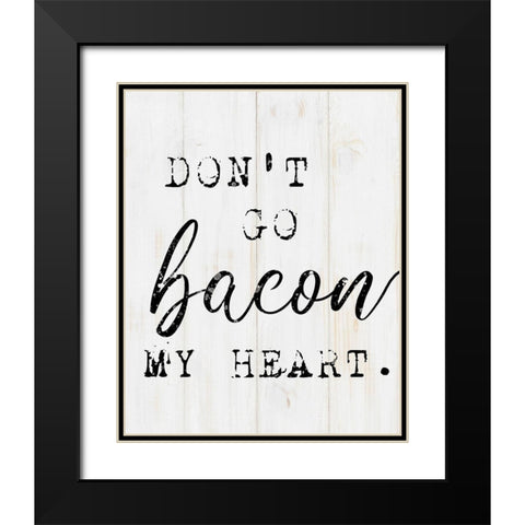 Kitchen Words 2 Black Modern Wood Framed Art Print with Double Matting by Brown, Victoria