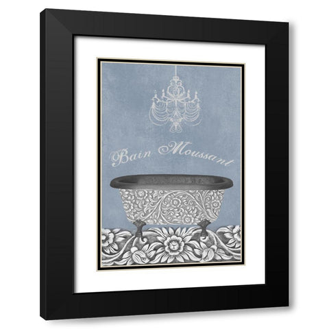 Bath Belle 1 Black Modern Wood Framed Art Print with Double Matting by Brown, Victoria
