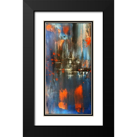 Console 2 Black Modern Wood Framed Art Print with Double Matting by Brown,Victoria