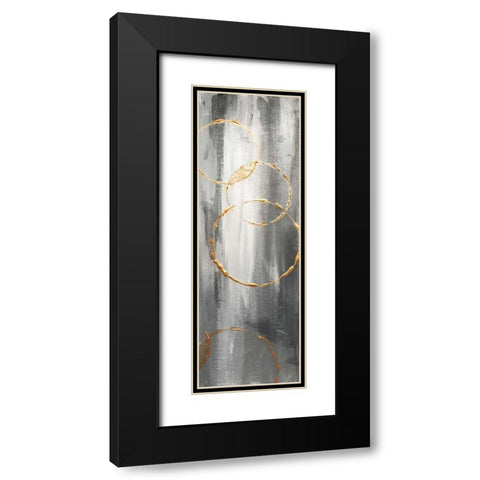 Gray Matter Dyptich 1 Black Modern Wood Framed Art Print with Double Matting by Brown,Victoria