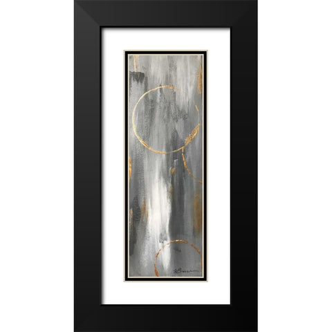 Gray Matter Dyptich 2 Black Modern Wood Framed Art Print with Double Matting by Brown,Victoria