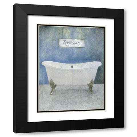 Rejuvinate Tub Black Modern Wood Framed Art Print with Double Matting by Brown, Victoria