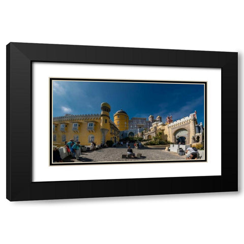 Portugal Sintra Black Modern Wood Framed Art Print with Double Matting by Kostka, Vladimir