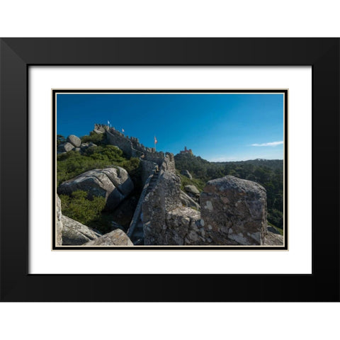 Portugal Sintra 2 Black Modern Wood Framed Art Print with Double Matting by Kostka, Vladimir