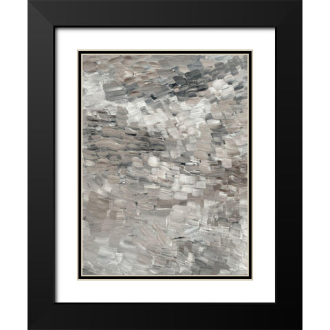 Beige Wall Paint 1 Black Modern Wood Framed Art Print with Double Matting by Barski, Karen