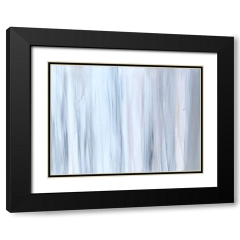 Clear Blue Seas 1 Black Modern Wood Framed Art Print with Double Matting by Barski, Karen