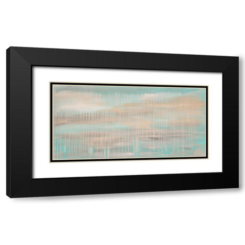 Muted Skies Black Modern Wood Framed Art Print with Double Matting by Barski, Karen