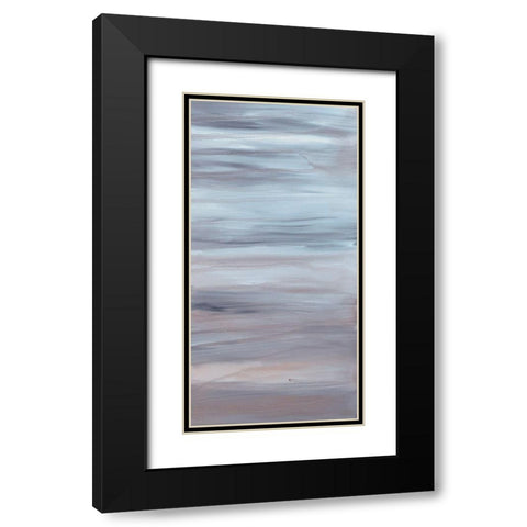 Relentless Waves 1 Black Modern Wood Framed Art Print with Double Matting by Barski, Karen