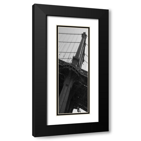 I Am New York Black Modern Wood Framed Art Print with Double Matting by A.D. Lines