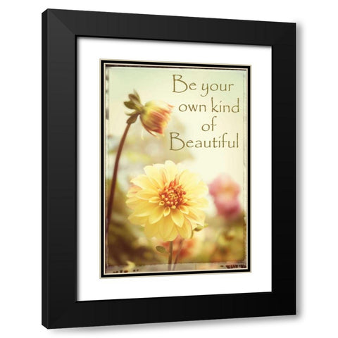 Kind of Beautiful Black Modern Wood Framed Art Print with Double Matting by Foschino, Suzanne