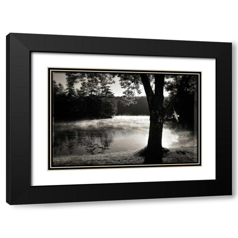 Morning Smoke 2 Black Modern Wood Framed Art Print with Double Matting by Foschino, Suzanne