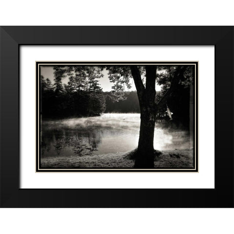Morning Smoke 2 Black Modern Wood Framed Art Print with Double Matting by Foschino, Suzanne
