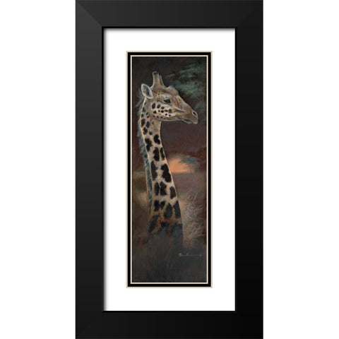 Young and Curious Black Modern Wood Framed Art Print with Double Matting by Manning, Ruane