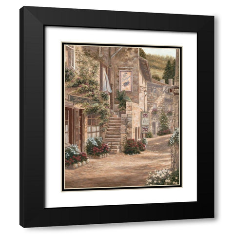 Tout va Bien Black Modern Wood Framed Art Print with Double Matting by Brown, Betsy