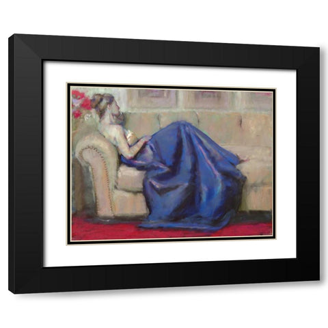 After the Ball I Black Modern Wood Framed Art Print with Double Matting by Dyer, Margaret