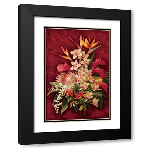 Rare Exoitcs II Black Modern Wood Framed Art Print with Double Matting by Levashov, Igor