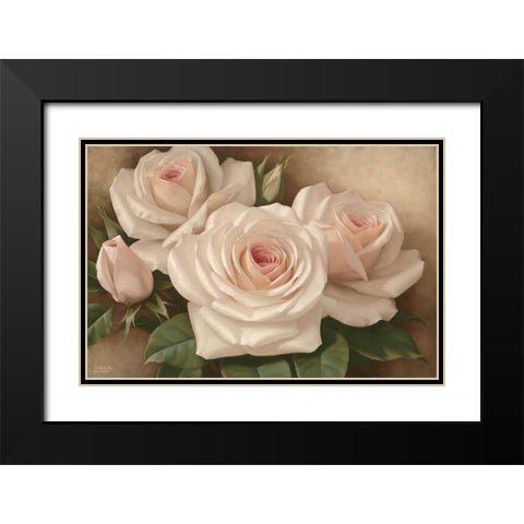 Breathtaking Black Modern Wood Framed Art Print with Double Matting by Levashov, Igor