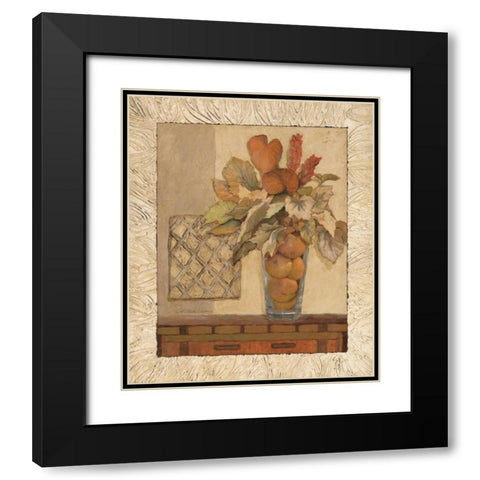 Olson-Citrus Bouquet I Black Modern Wood Framed Art Print with Double Matting by Olson, Charlene