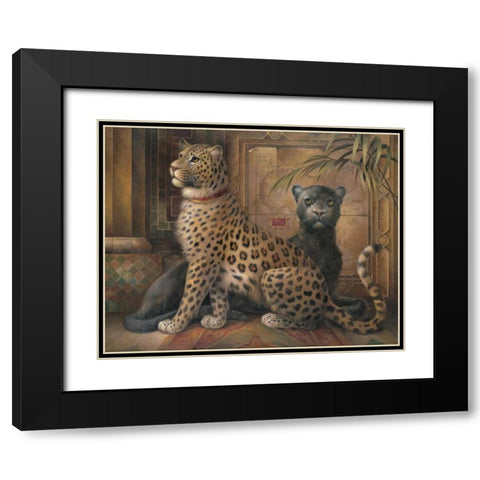 Global Revolution II Black Modern Wood Framed Art Print with Double Matting by Vollherbst-Lane, Elaine