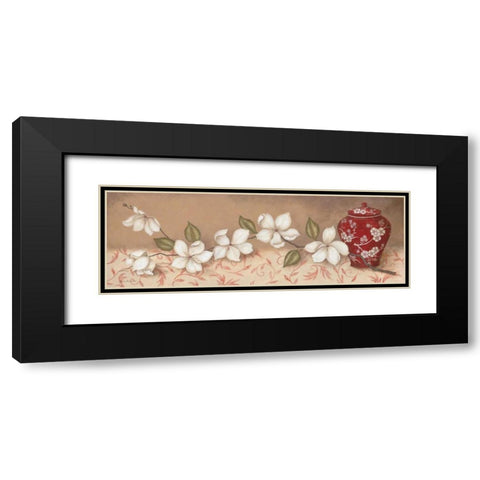 Mantle Masterpiece II Black Modern Wood Framed Art Print with Double Matting by Carroll, Jane