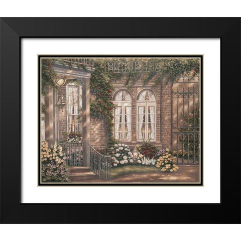 New Orleans Twilight I Black Modern Wood Framed Art Print with Double Matting by Brown, Betsy
