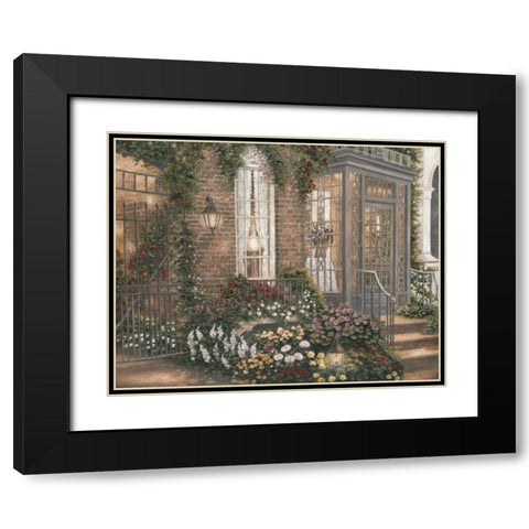 New Orleans Twilight II Black Modern Wood Framed Art Print with Double Matting by Brown, Betsy
