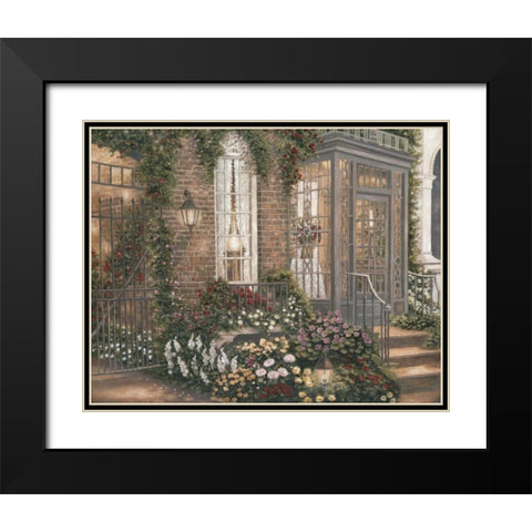 New Orleans Twilight II Black Modern Wood Framed Art Print with Double Matting by Brown, Betsy