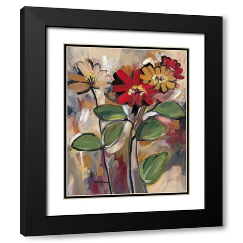 Daisy Divine I Black Modern Wood Framed Art Print with Double Matting by Alldredge, Joy