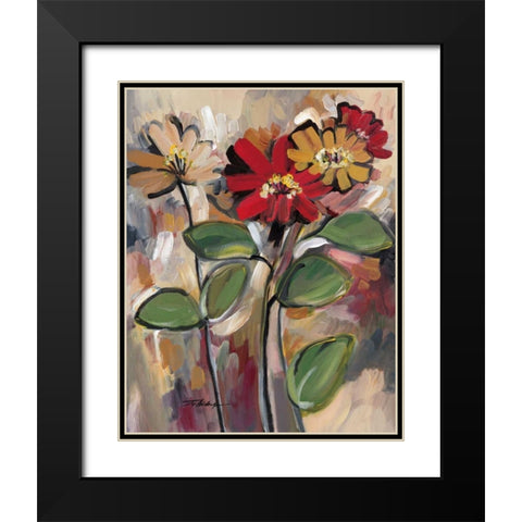 Daisy Divine I Black Modern Wood Framed Art Print with Double Matting by Alldredge, Joy