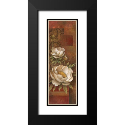 Eloquence I Black Modern Wood Framed Art Print with Double Matting by Vollherbst-Lane, Elaine
