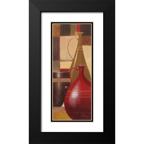 World Spice I Black Modern Wood Framed Art Print with Double Matting by Curtis, Paul