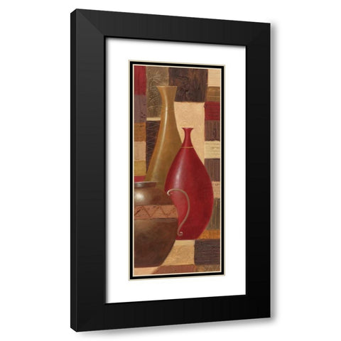 World Spice II Black Modern Wood Framed Art Print with Double Matting by Curtis, Paul