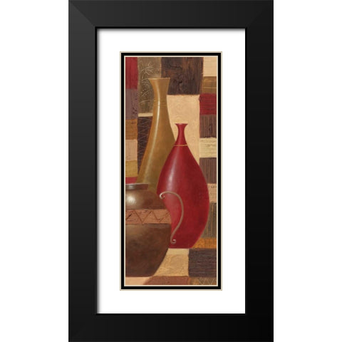 World Spice II Black Modern Wood Framed Art Print with Double Matting by Curtis, Paul