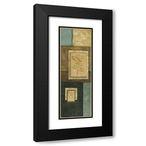 Teal Temptation I Black Modern Wood Framed Art Print with Double Matting by Olson, Norm