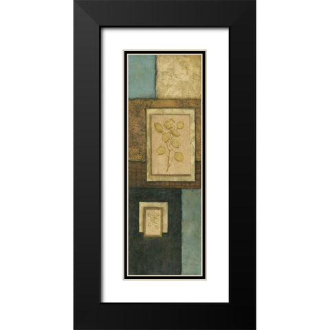 Teal Temptation I Black Modern Wood Framed Art Print with Double Matting by Olson, Norm