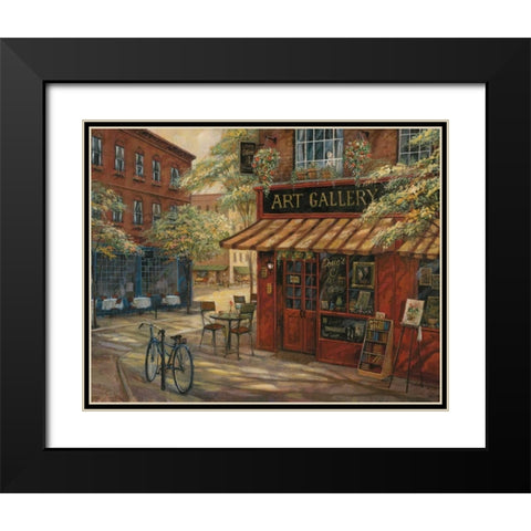 Dougs Art Gallery Black Modern Wood Framed Art Print with Double Matting by Manning, Ruane