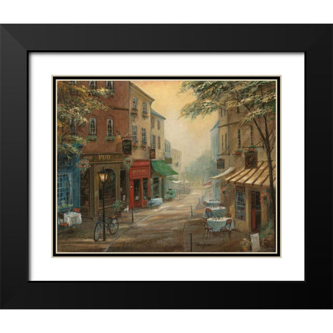 Bogeys Pub Black Modern Wood Framed Art Print with Double Matting by Manning, Ruane