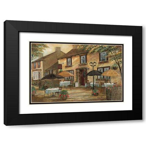 The Mobley Inn Black Modern Wood Framed Art Print with Double Matting by Manning, Ruane