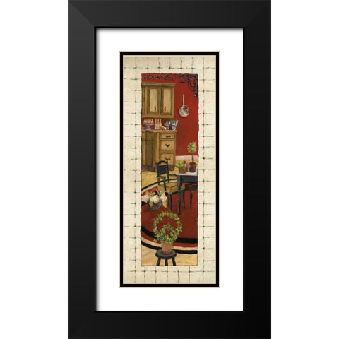 Warm and Inviting I Black Modern Wood Framed Art Print with Double Matting by Olson, Charlene
