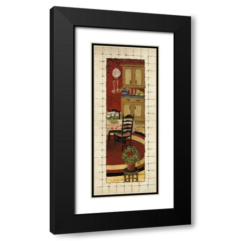 Warm and Inviting II Black Modern Wood Framed Art Print with Double Matting by Olson, Charlene