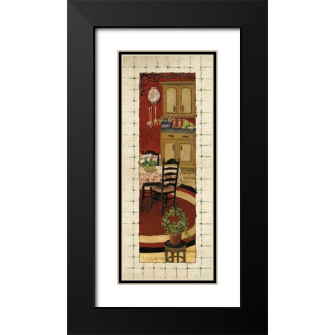 Warm and Inviting II Black Modern Wood Framed Art Print with Double Matting by Olson, Charlene