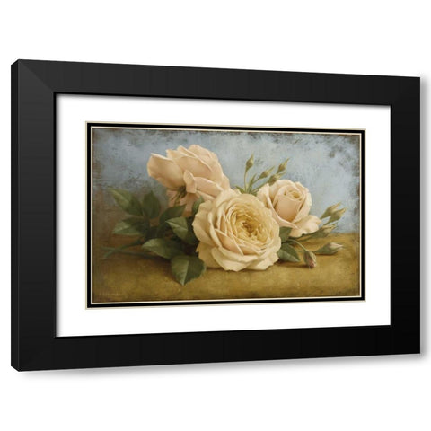 Beauty of Sasha Black Modern Wood Framed Art Print with Double Matting by Levashov, Igor